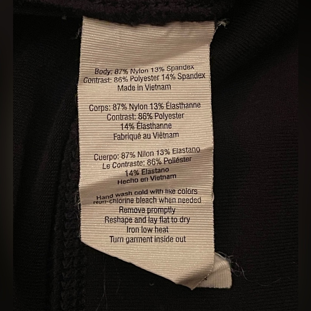 Alo black faux leather Moto style leggings full length women’s size small - Picture 6 of 7
